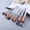 Marble Makeup Brushes Tool Set 15 PCS