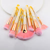 Marble Makeup Brushes Tool Set 10 PCS