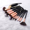 Marble Makeup Brushes Tool Set 10 PCS