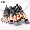 Marble Makeup Brushes Tool Set 10 PCS