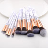Marble Makeup Brushes Tool Set 10 PCS