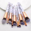Marble Makeup Brushes Tool Set 10 PCS